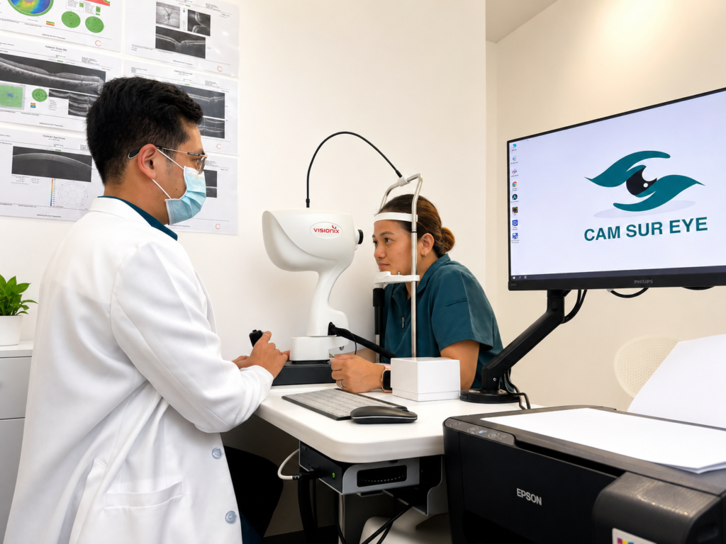 Eye care at Cam Sur Eye Center