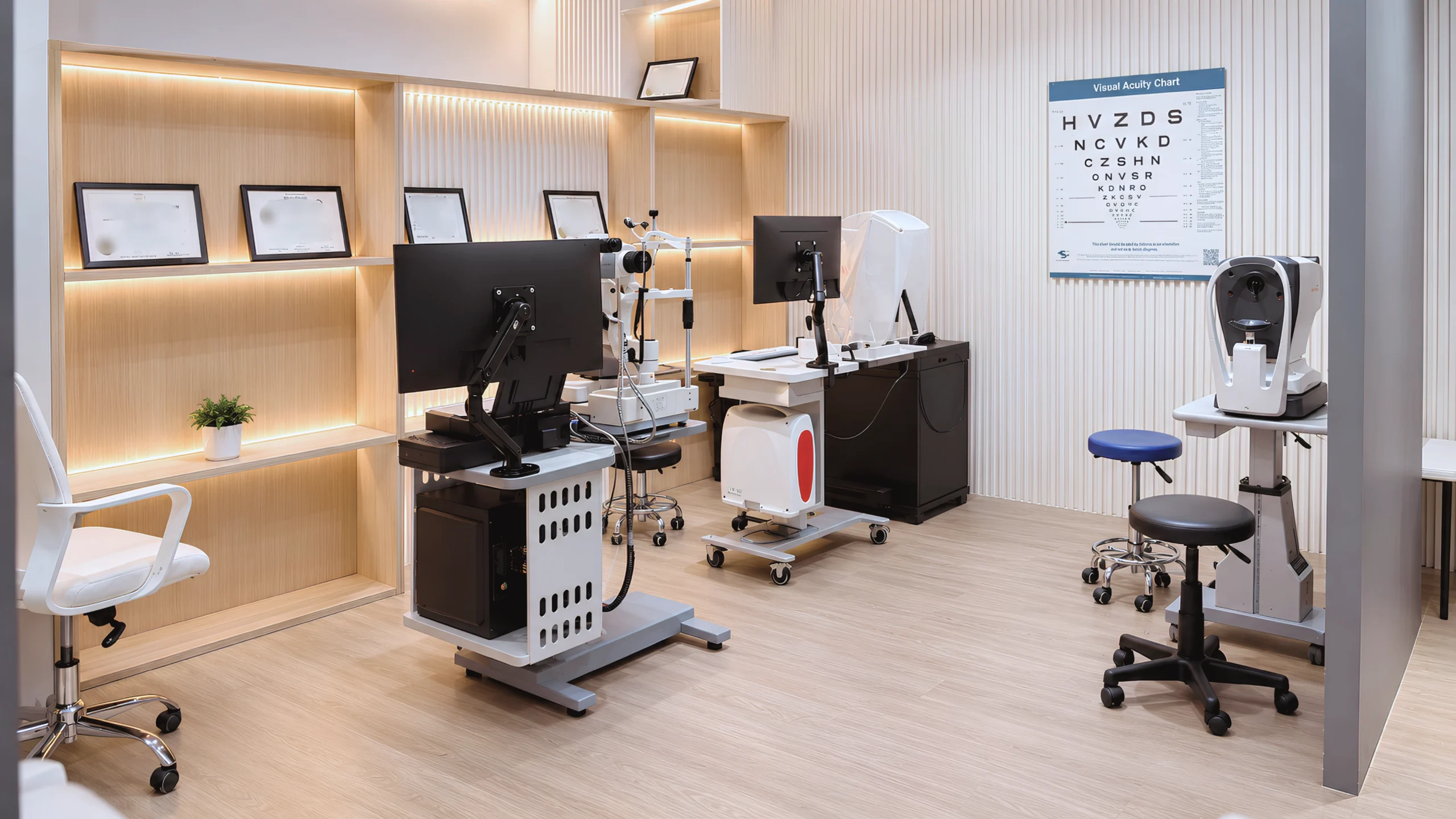 Diagnostic room at Cam Sur Eye Center